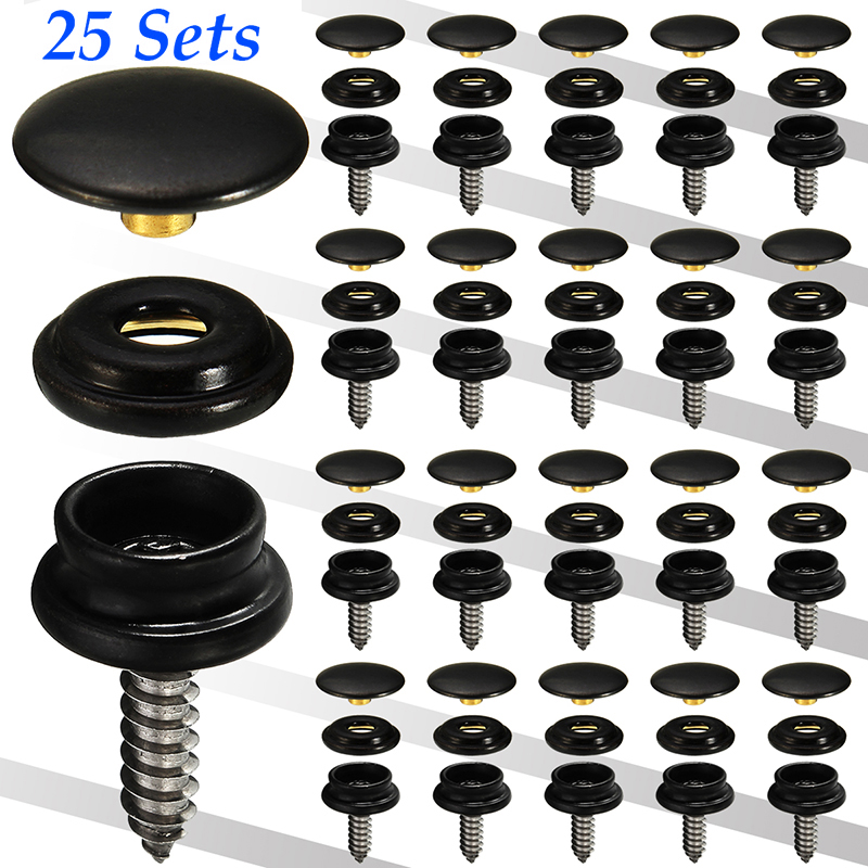 75pcs/set Snap Fastener Button - огляд і ціна Home Improvement Retail