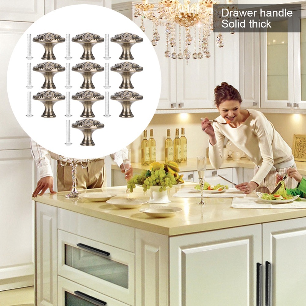 10 Set Simple Design Zinc Allo - огляд і ціна Cabinet Handle Pull