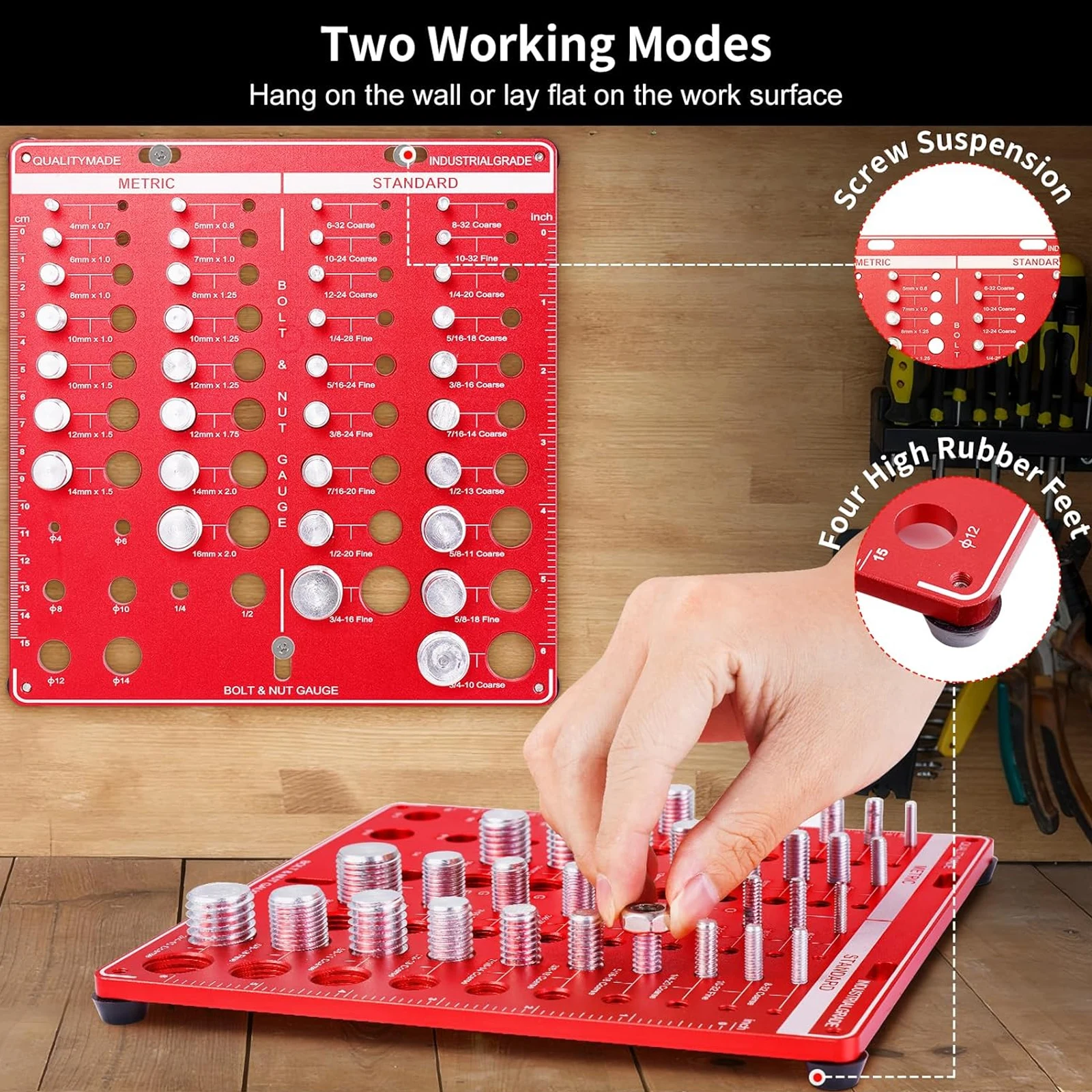 Nut and Bolt Thread Gauge Set  - огляд і ціна Home Improvement Warehouse