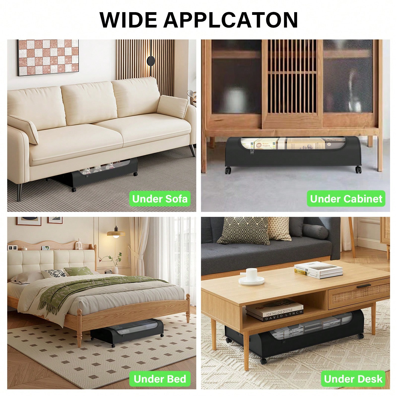Underbed Storage Organizer Wit - огляд і ціна Cabinet Handle Pull
